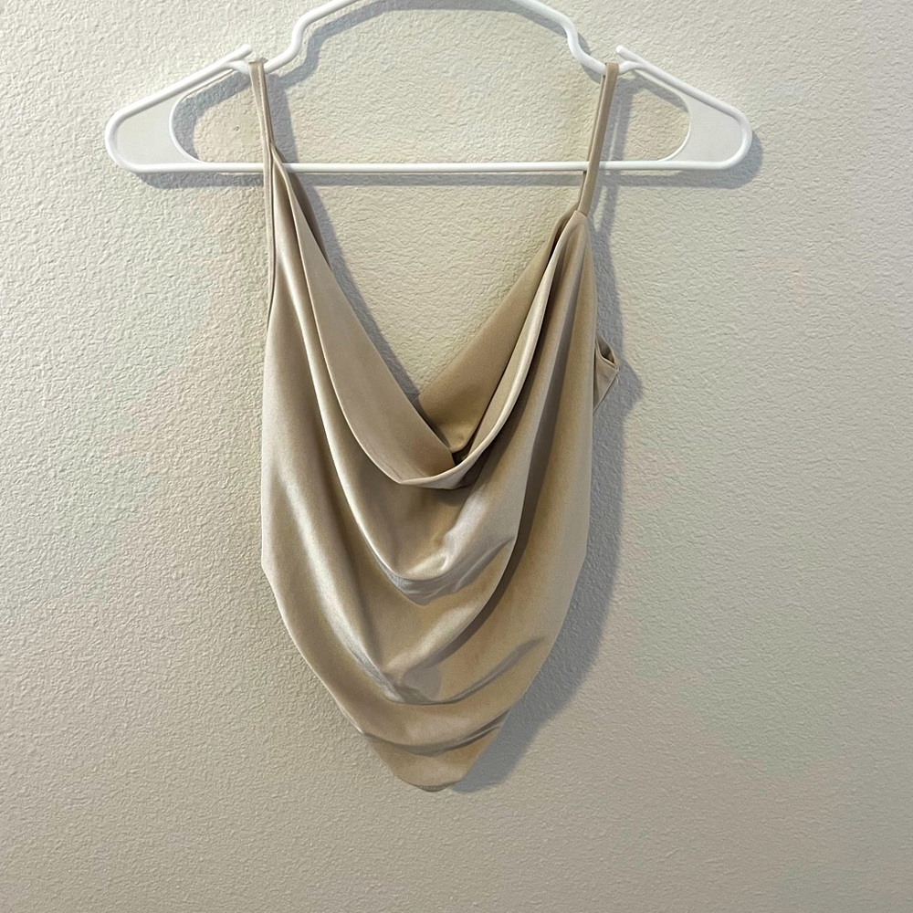 Silk drop neck tank